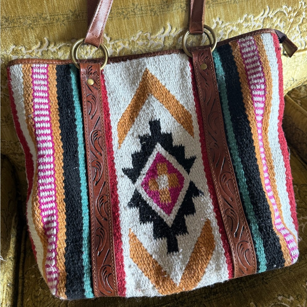 Ariat Multicolor Patterned Western Purse - image 1